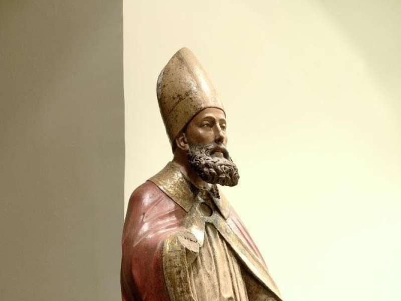 Statua. S. Feliciano. Sec. XV Fedeli, Marcello; jpg; 1417 pixels; 2126 pixels