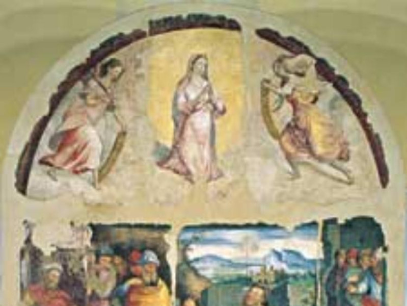 Dono Doni, Affresco staccato con il Martirio  Giorgetti, Alessio/ Fedeli, Marcello/ Paparelli, Daniele; jpg; 225 pixels; 300 pixels