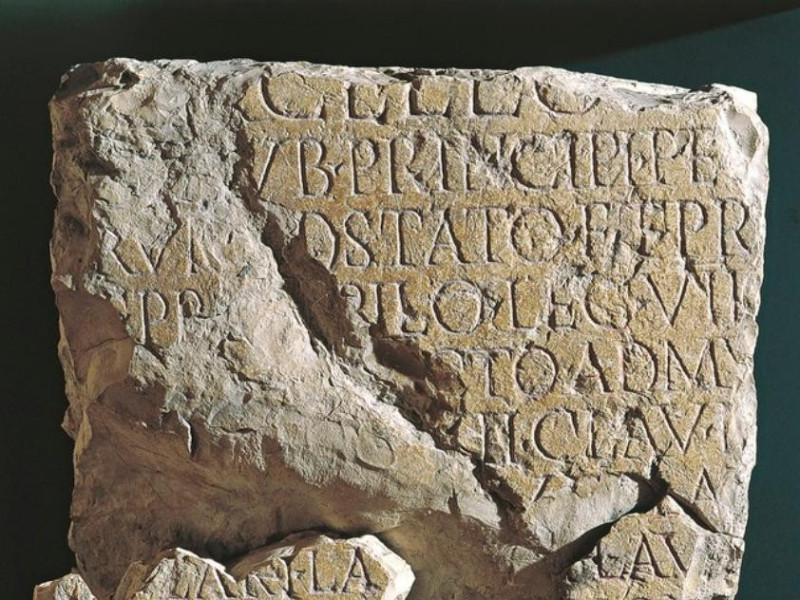 Iscrizione, III secolo d. C. Giorgetti, Alessio/ Castignani, Sante; jpg; 647 pixels; 768 pixels