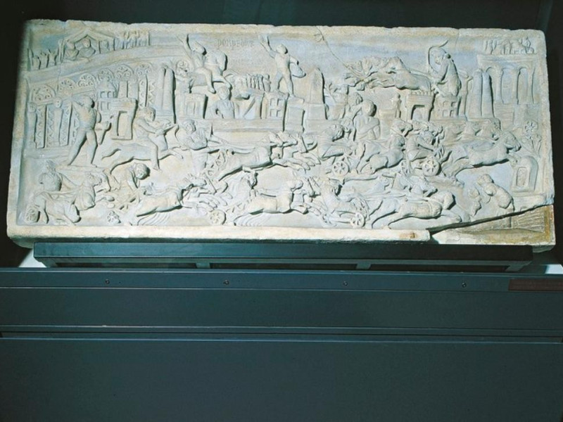 Rilievo del circo, seconda metà del III secol Giorgetti, Alessio/ Castignani, Sante; jpg; 768 pixels; 557 pixels