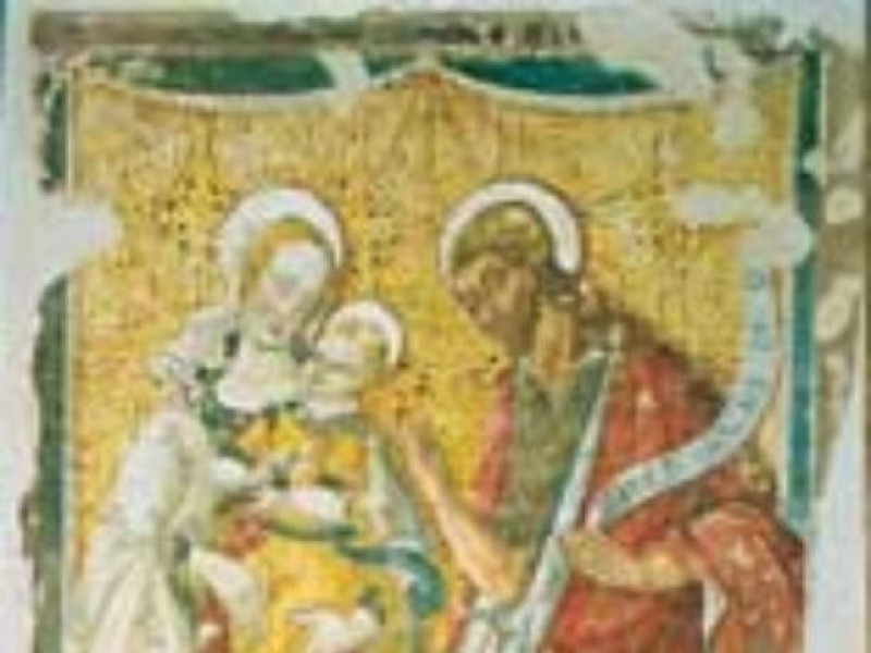 Matteo di Pietro da Gualdo, Affresco con Mado jpg; 156 pixels; 300 pixels