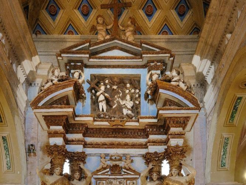Altare della Madonna della Sbarra (sec. XVIII Fedeli, Marcello; jpg; 1417 pixels; 2126 pixels