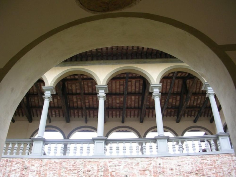 Castello Bufalini. Particolare della loggia. Parco Tecnologico 3A-Progetto Ville e Giardini Regione Umbria; jpg; 768 pixels; 576 pixels Castello Bufalini. Particolare della loggia. Parco Tecnologico 3A-Progetto Ville e Giardini Regione Umbria; jpg; 768 pixels; 576 pixels