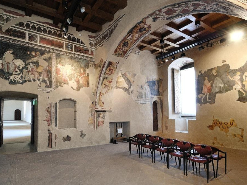 Rocca Albornoziana. Camera pinta. Affreschi.  ; jpg; 2126 pixels; 1417 pixels