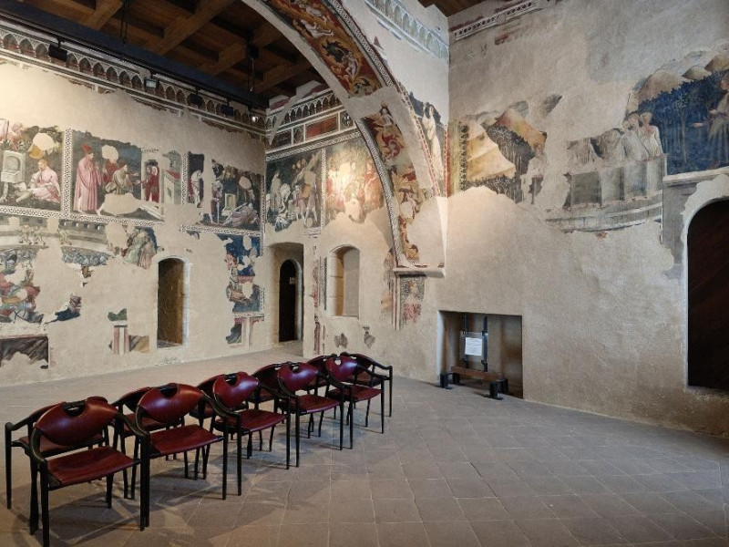 Rocca Albornoziana. Camera pinta. Affreschi.  ; jpg; 2126 pixels; 1417 pixels