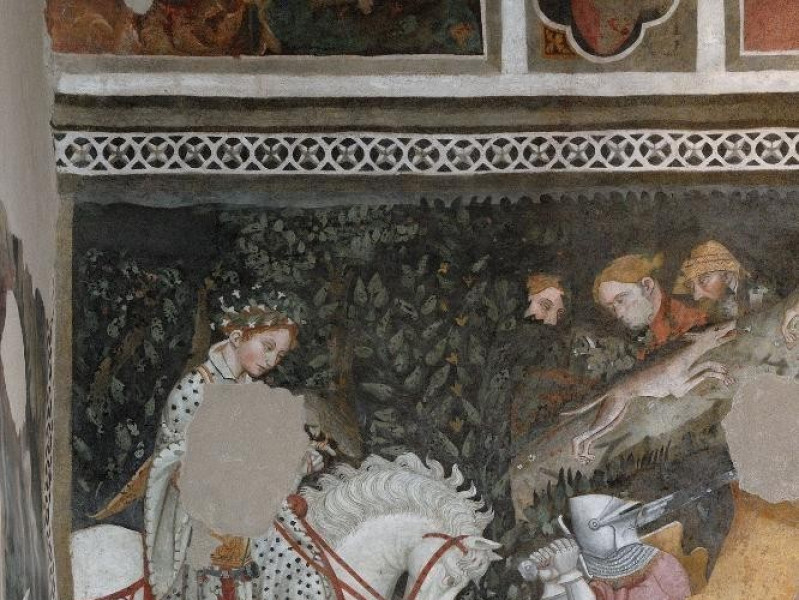 Rocca Albornoziana. Camera pinta. Affreschi,  Fedeli, Marcello; jpg; 1417 pixels; 2126 pixels