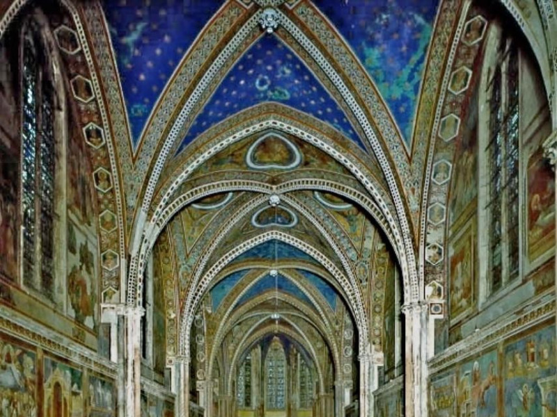 Basilica superiore. Interno jpg; 540 pixels; 631 pixels