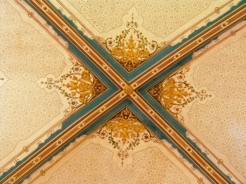 Teatro della Sapienza. Particolare della volt Bovini, Mirko