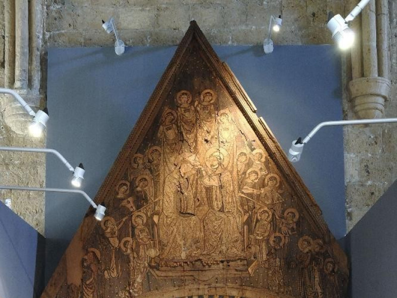 Cuspide. Incoronazione della Madonna. Ambito  jpg; 1417 pixels; 2126 pixels Cuspide. Incoronazione della Madonna. Ambito  jpg; 1417 pixels; 2126 pixels