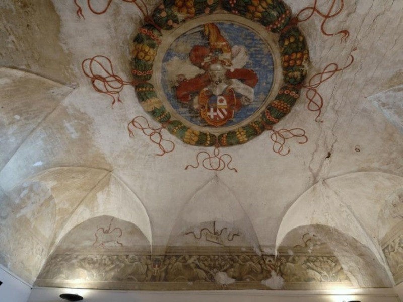 Interno. Sala espositiva. Veduta della volta. Fedeli, Marcello; jpg; 768 pixels; 511 pixels Interno. Sala espositiva. Veduta della volta. Fedeli, Marcello; jpg; 768 pixels; 511 pixels