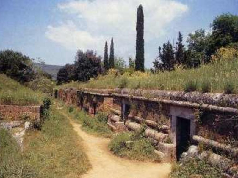 necropoli rupestre di Castel d'Ass necropoli rupestre di Castel d'Ass