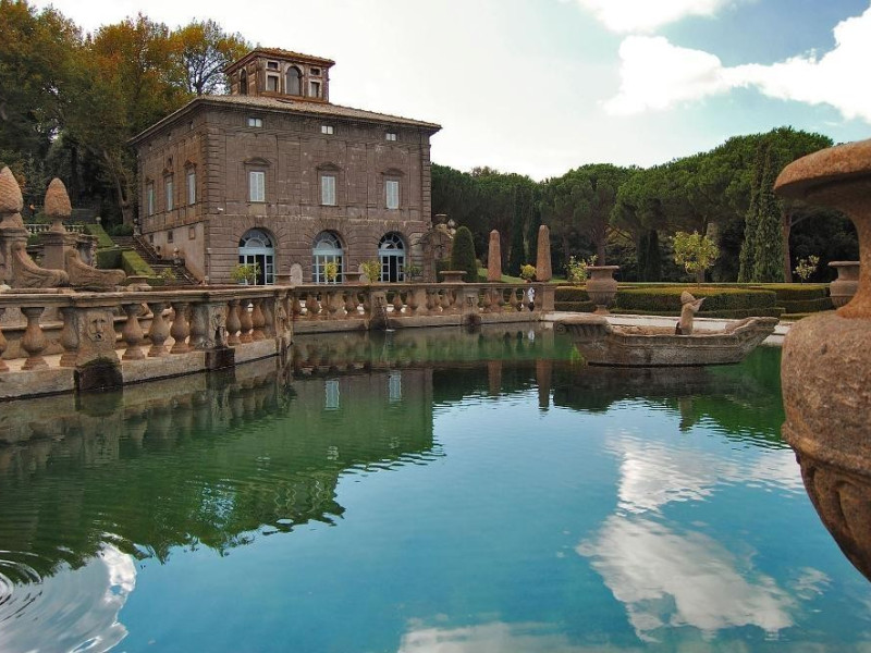 facciata della Villa