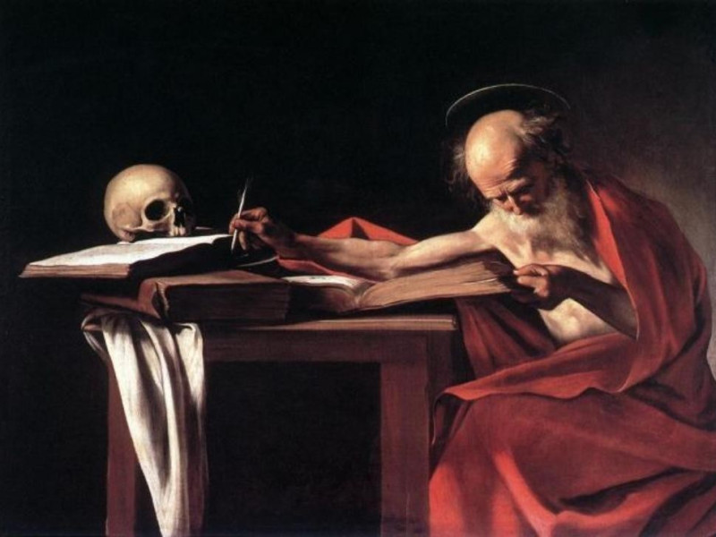 Caravaggio - San Girolamo