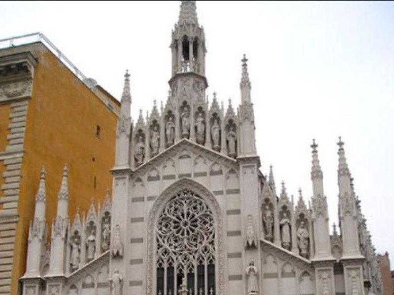 La chiesa del Sacro Cuore del Suffragio