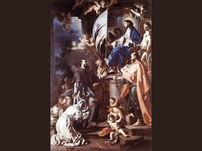 F. Solimena, Madonna del Gonfalone F. Solimena, Madonna del Gonfalone