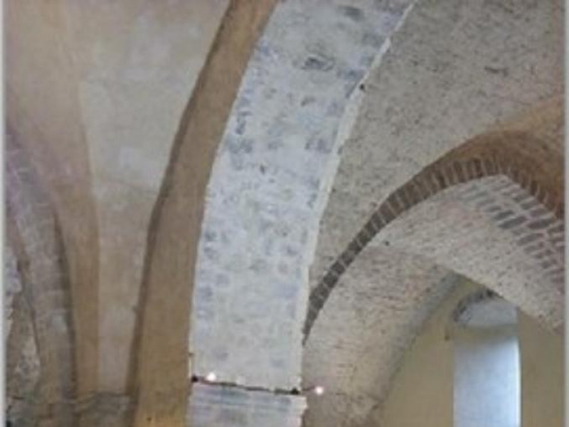 Allestimento museale, sale con i reperti dall