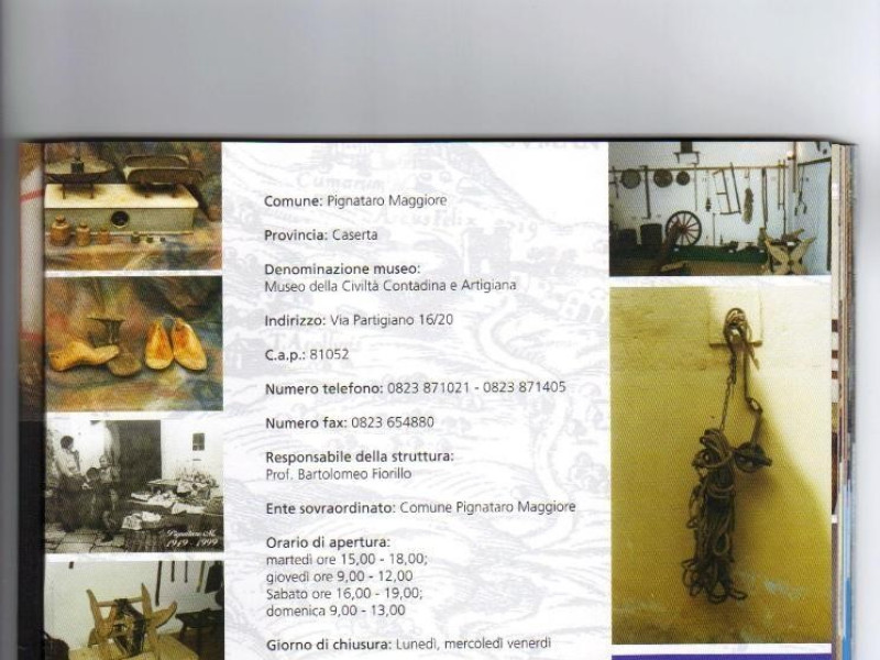 Pignataro Maggiore, Museo della Civiltà Contadina e Artigiana_Pignataro Maggiore