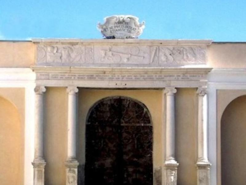 Casino ducale, ingresso visto dall'interno