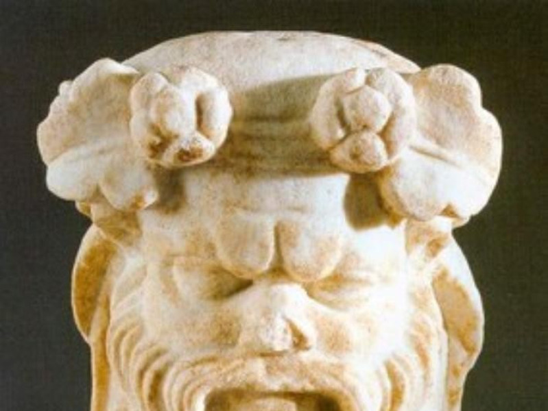 Villa Regina, testa di Dioniso