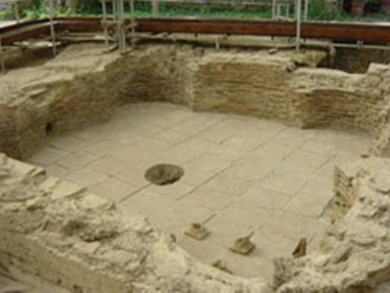 Area archeologica, sala con ipocausto