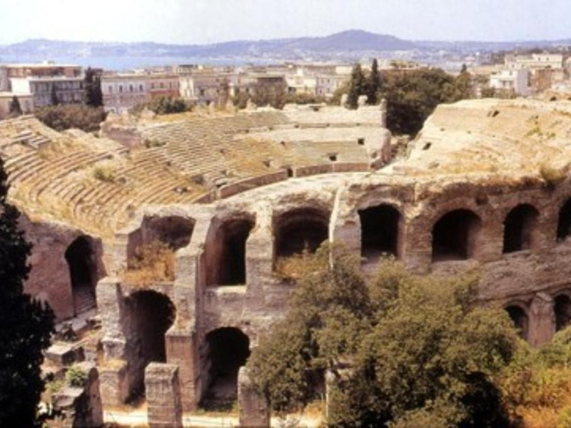 Anfiteatro Flavio, veduta aerea