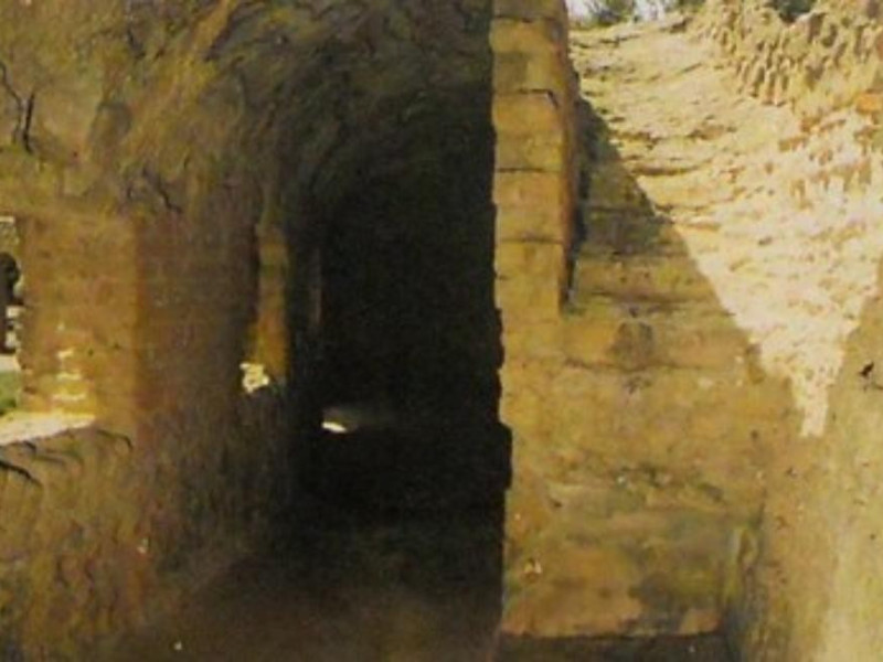 C.d. Tomba di Agrippina, particolare del crip