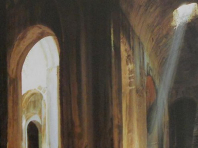 Piscina Mirabilis, particolare delle navate i