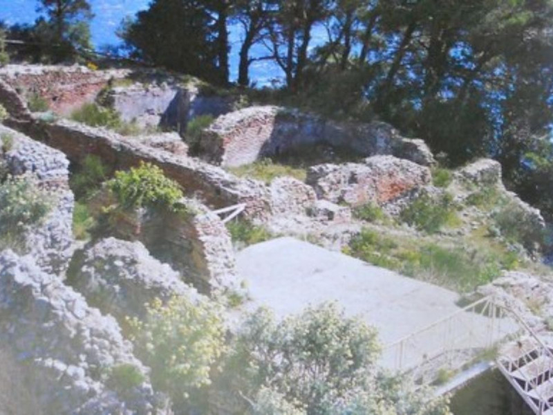 Villa Jovis, veduta dall'alto