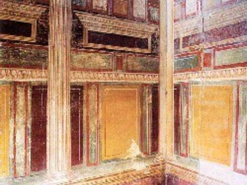 Villa Ariannna, ambiente con affreschi in II Villa Ariannna, ambiente con affreschi in II