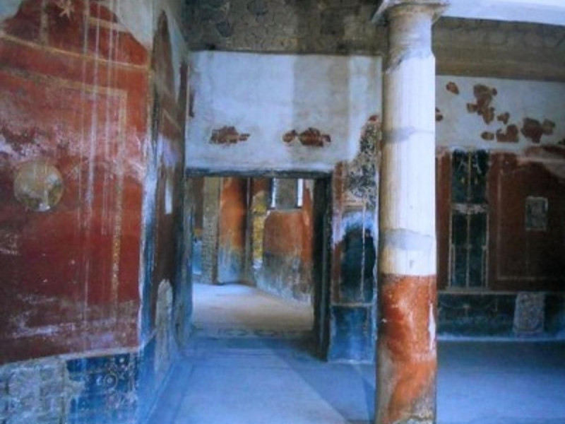 Villa San Marco, particolare dell'atrio