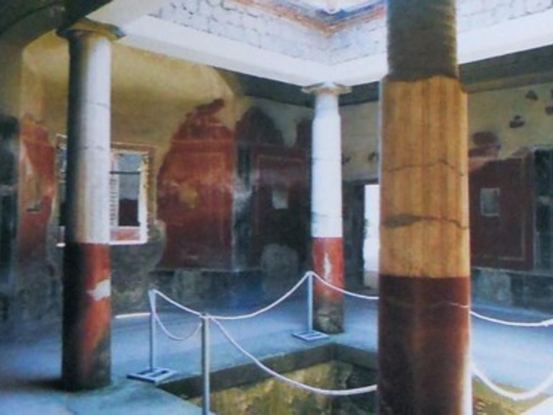 Villa San Marco, particolare dell'atrio