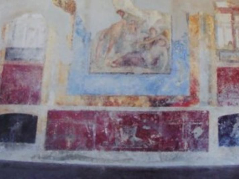 Villa San Marco, particolare di ambiente con