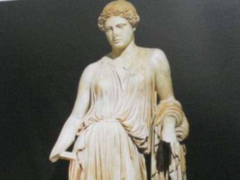 Villa dei Papiri, statua rinvenuta nella vill