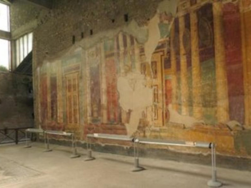 Villa di Poppea, atrio decorato in II stile