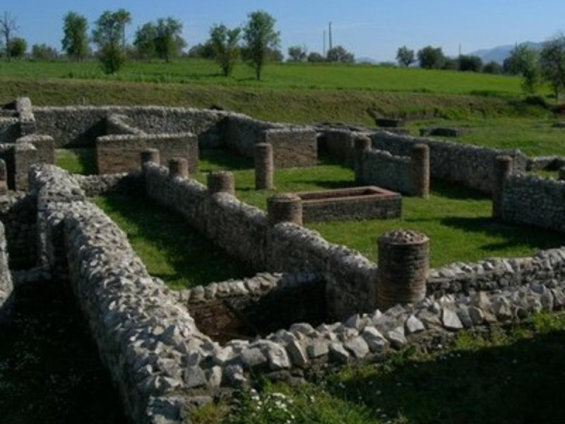 Particolare dell'area archeologica