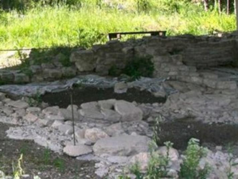 Particolare del tempio italico