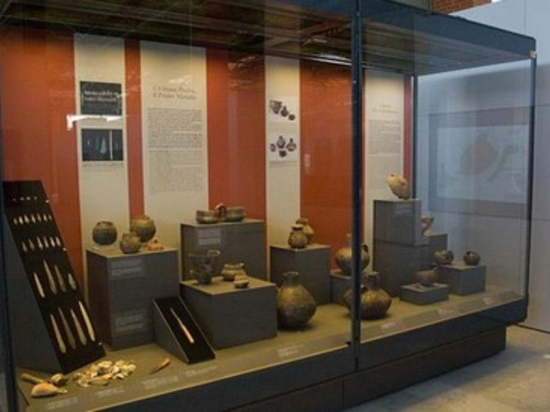 Particolare dell'allestimento museale