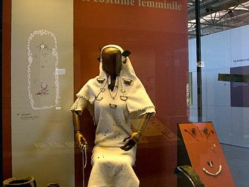 Particolare dell'allestimento museale