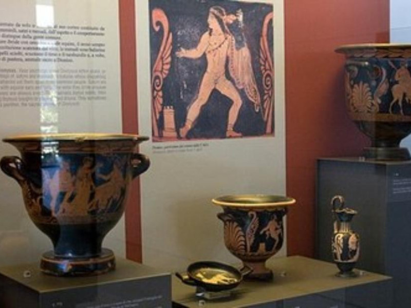 Particolare dell'allestimento museale