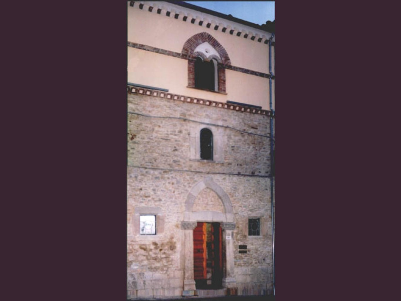 Facciata della cappella Facciata della cappella