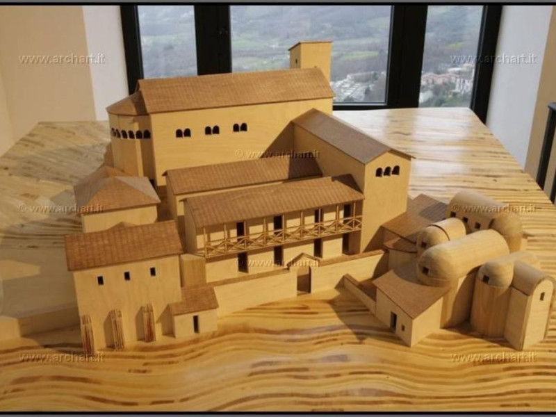 Ricostruzione del convento medievale oggi sed Ricostruzione del convento medievale oggi sed