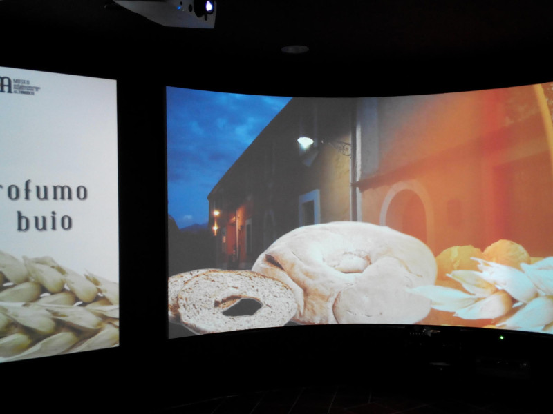 Museo dell’Alimentazione Mediterranea: sala Immersiva