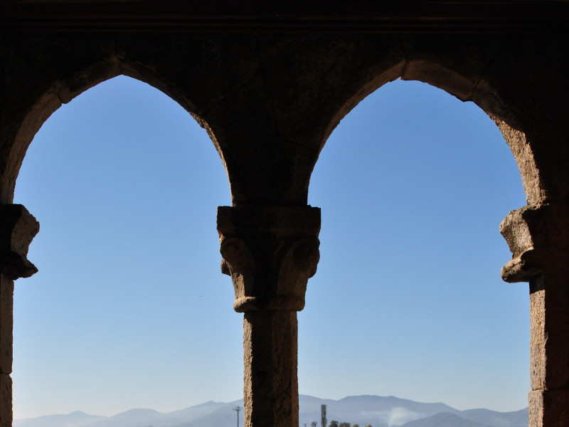 Torre Normanna: bifora Torre Normanna: bifora