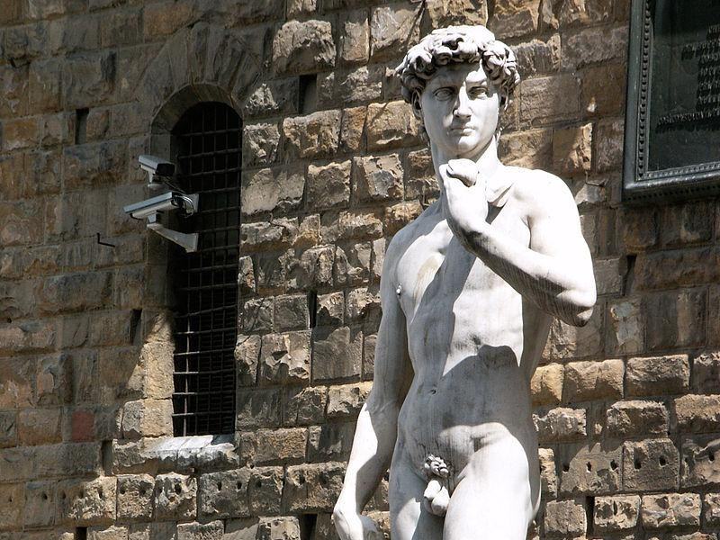 Piazza della Signoria: copia del David (Michelangelo) Piazza della Signoria: copia del David (Michelangelo)