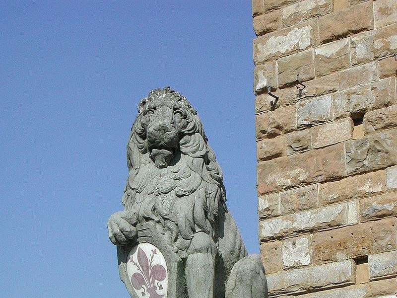 Piazza della Signoria: Marzocco (Donatello) Piazza della Signoria: Marzocco (Donatello)