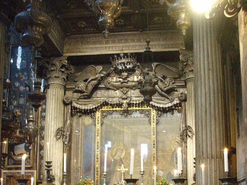 Basilica della Santissima Annunziata: dipinto miracoloso (Bartolomeo)