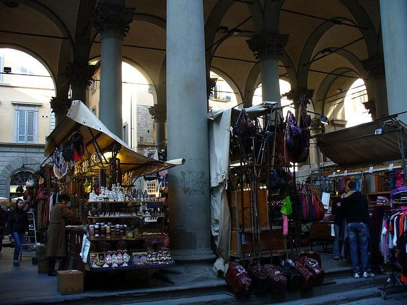 Loggia del Porcellino: mercato Loggia del Porcellino: mercato