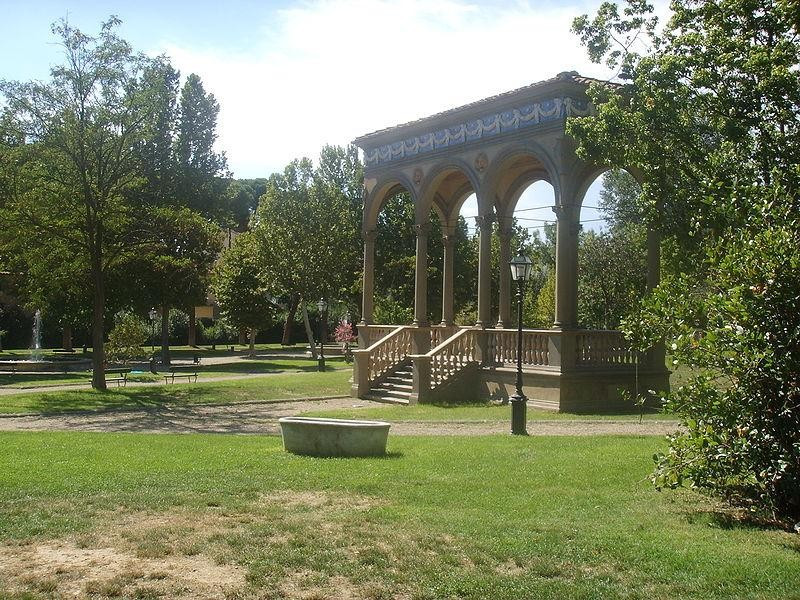 Giardino dell'Orticultura: loggia rinascimentale Giardino dell'Orticultura: loggia rinascimentale