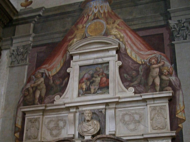 Basilica di Santa Croce: tomba di michelangelo Basilica di Santa Croce: tomba di michelangelo