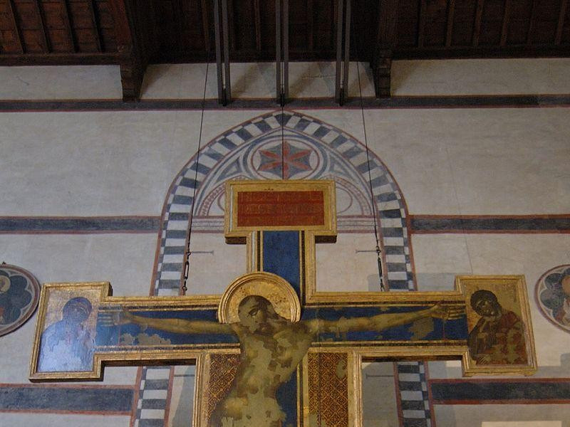 Basilica di Santa Croce: crocifisso (Cimabue) Basilica di Santa Croce: crocifisso (Cimabue)